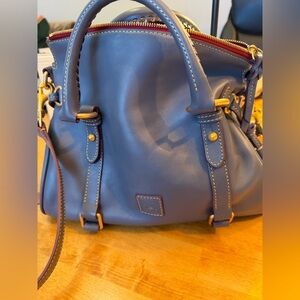 Dooney & Bourke Charcoal Leather Satchel